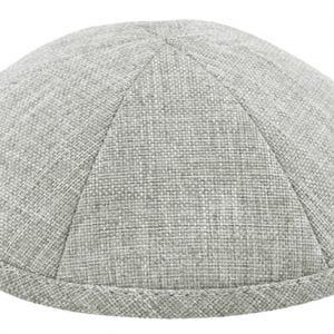 kippot4u Kippah Burlap Grey