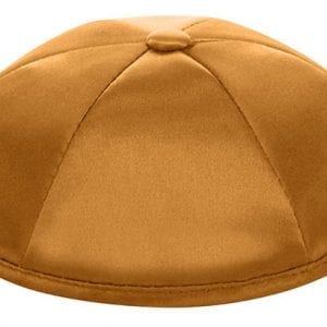 kippot4u Kippah Gold Satin