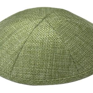 Burlap Kippot Light Green