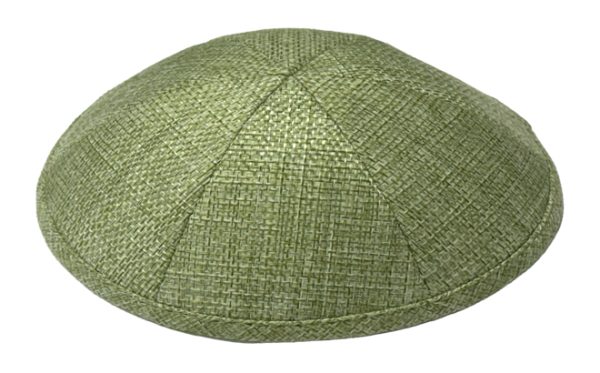 Burlap Kippot Light Green