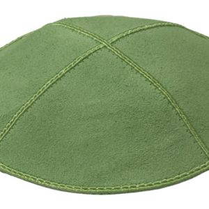 Suded Kippot Seafoam Green