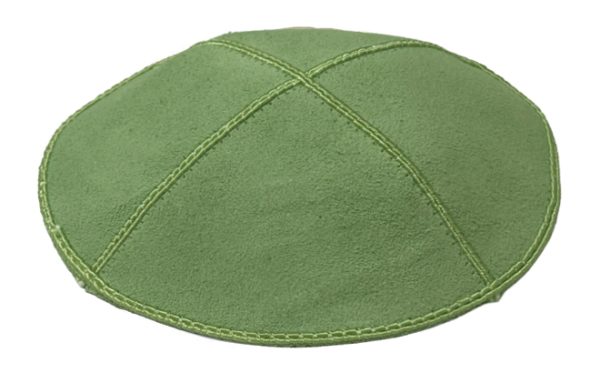 Suded Kippot Seafoam Green