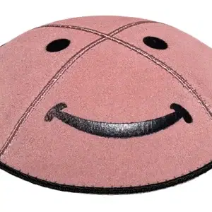 Kippot pink smiley